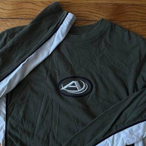 Y2K Aeropostale Brown/White Long Sleeve Shirt